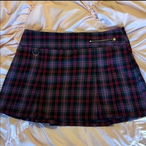 Old Navy Plaid Pleated Miniskirt
